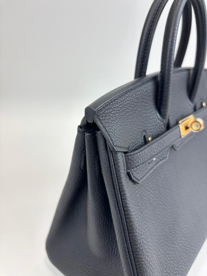 Birkin 25 Black Togo GHW (Cash Price in Description)