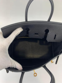 Birkin 25 Black Togo GHW (Cash Price in Description)
