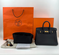 Birkin 25 Black Togo GHW (Cash Price in Description)