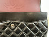 Maxi Classic Double Flap in Black Lambskin SHW