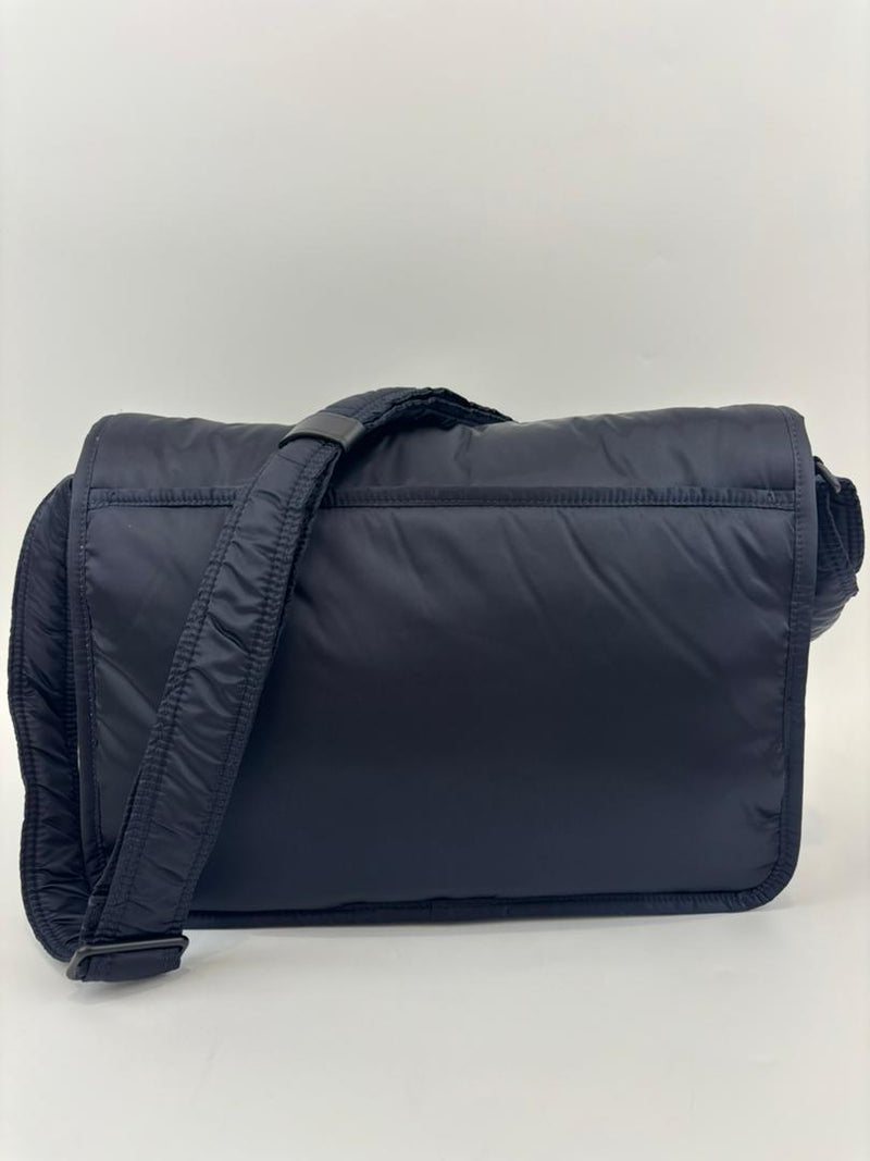 Niki Econyl Messenger Bag in Black