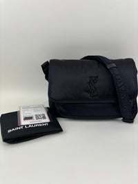 Niki Econyl Messenger Bag in Black