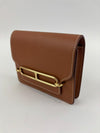 Roulis Slim Wallet in Gold GHW