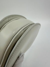 Mini Besace Clea in Chalk Shiny Calfskin