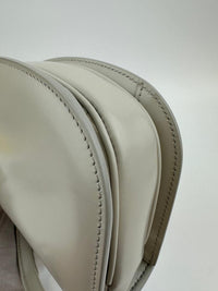 Mini Besace Clea in Chalk Shiny Calfskin