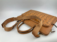 Ottomar Briefcase in Visetos Cognac