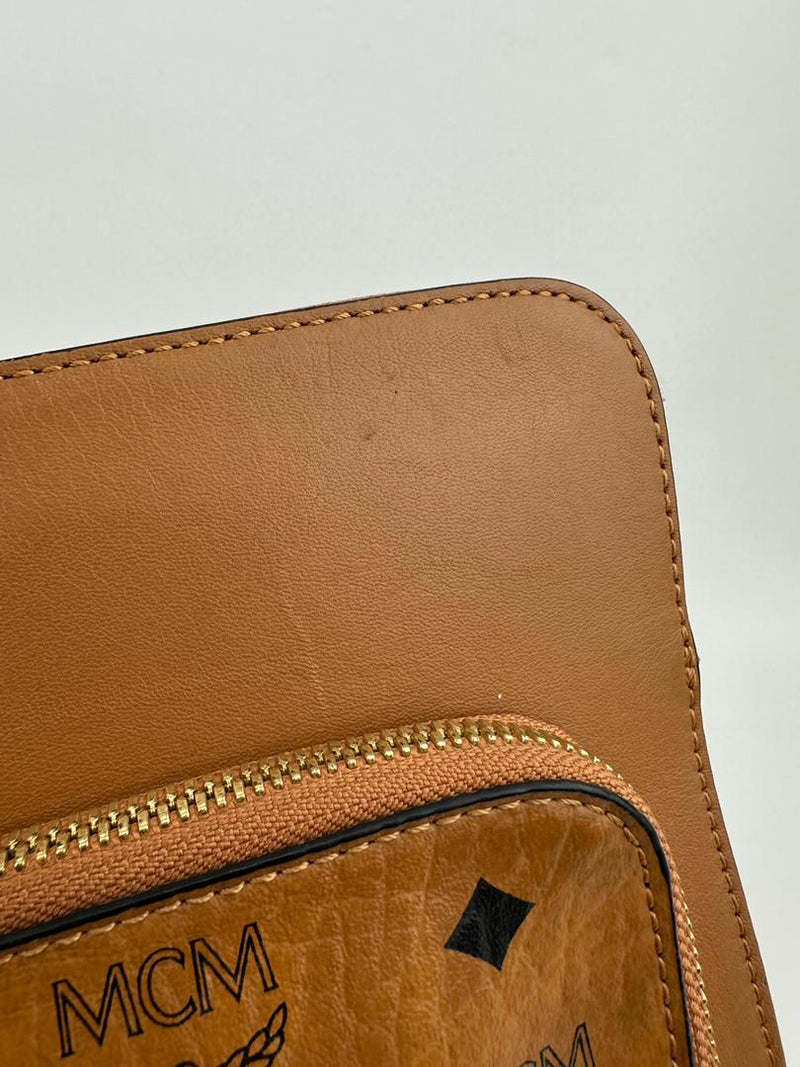 Ottomar Briefcase in Visetos Cognac