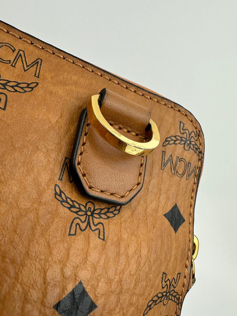 Ottomar Briefcase in Visetos Cognac