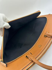 Ottomar Briefcase in Visetos Cognac