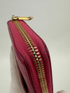 Otl Portefeuille Leather Zip Around Wallet in Fuschia