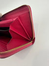 Otl Portefeuille Leather Zip Around Wallet in Fuschia