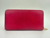 Otl Portefeuille Leather Zip Around Wallet in Fuschia