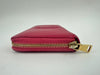 Otl Portefeuille Leather Zip Around Wallet in Fuschia