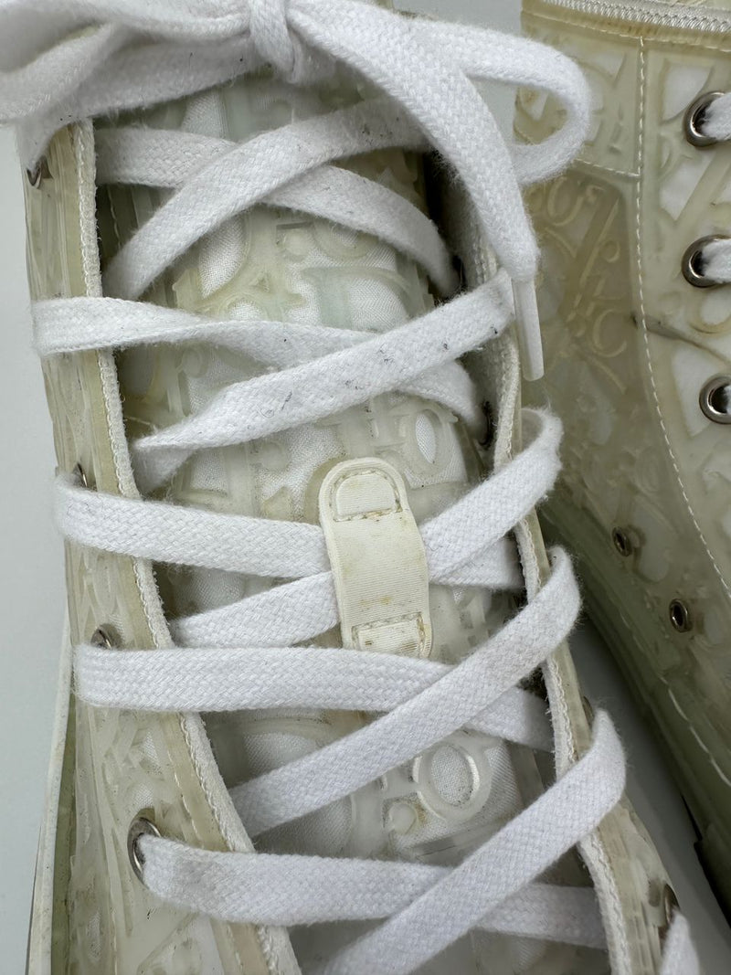 3D Oblique Transparency B23 High Cut Sneakers Size 45&nbsp;