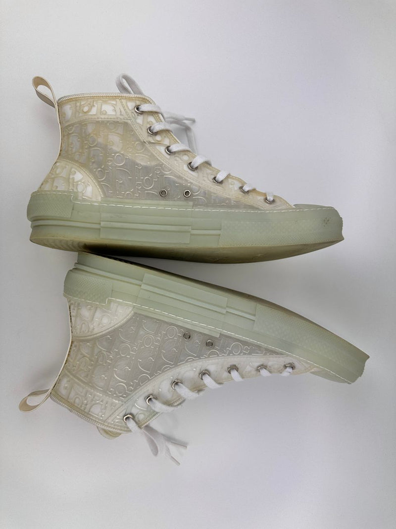 3D Oblique Transparency B23 High Cut Sneakers Size 45&nbsp;