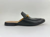 Men’s Princetown Shoes Horsebit in Black Leather 426219 Size 6