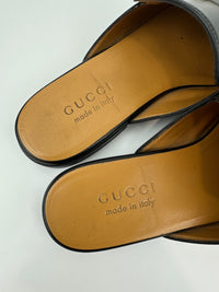 Men’s Princetown Shoes Horsebit in Black Leather 426219 Size 6