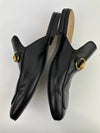 Men’s Princetown Shoes Horsebit in Black Leather 426219 Size 6