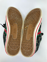 Tennis 1977 Trainers Blue Denim Vintage Web Size 45