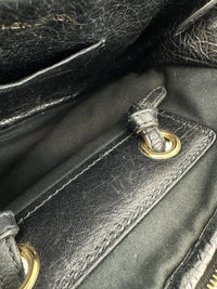 Blanket Square Small Black Bag