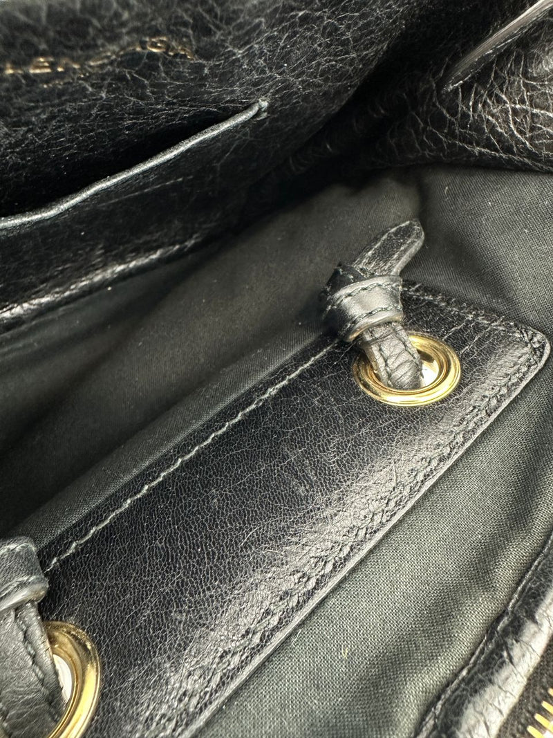 Blanket Square Small Black Bag