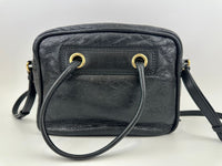 Blanket Square Small Black Bag