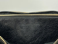 Blanket Square Small Black Bag