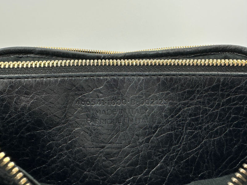 Blanket Square Small Black Bag