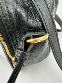 Blanket Square Small Black Bag