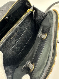 Blanket Square Small Black Bag