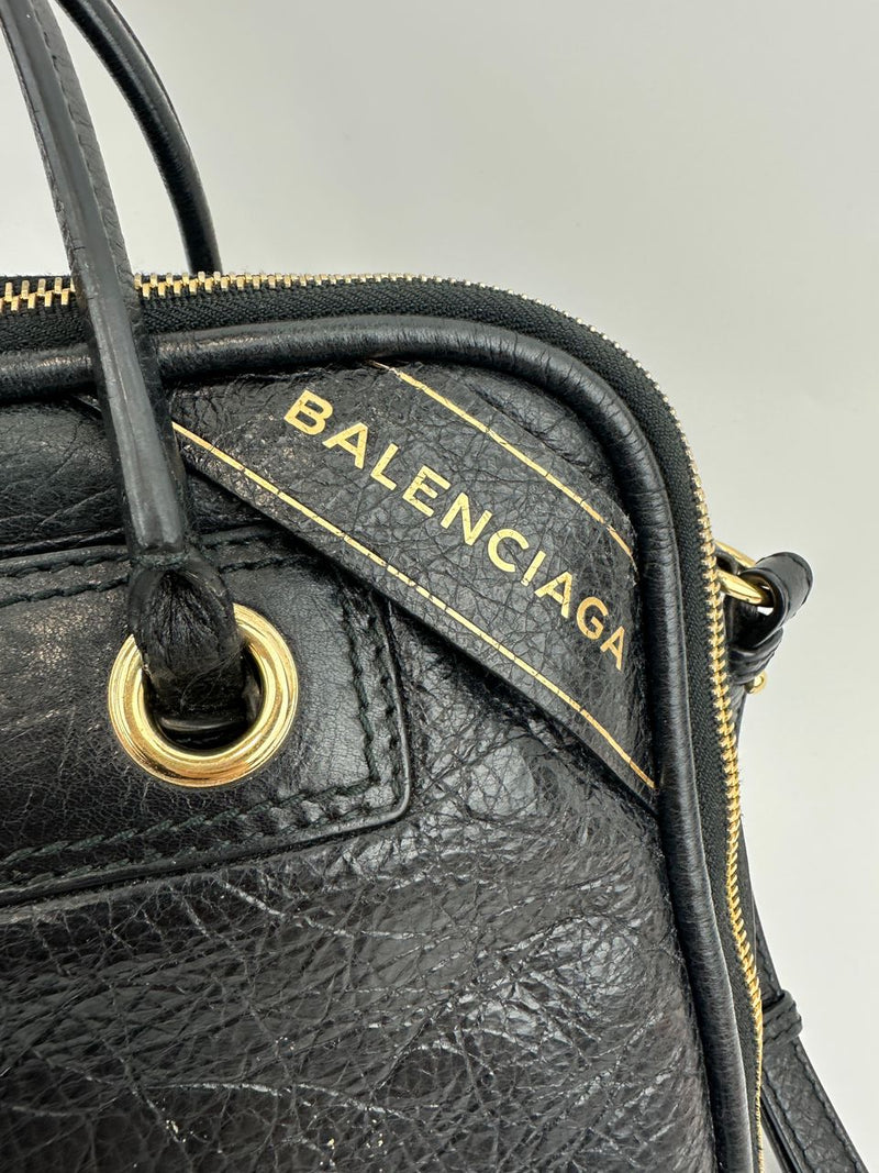 Blanket Square Small Black Bag