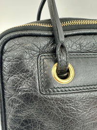 Blanket Square Small Black Bag