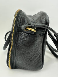 Blanket Square Small Black Bag