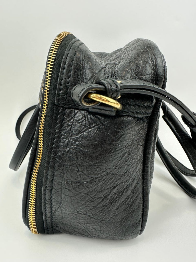 Blanket Square Small Black Bag