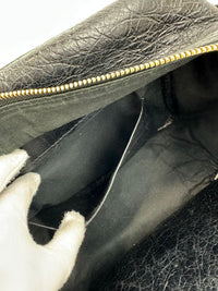 Blanket Square Small Black Bag