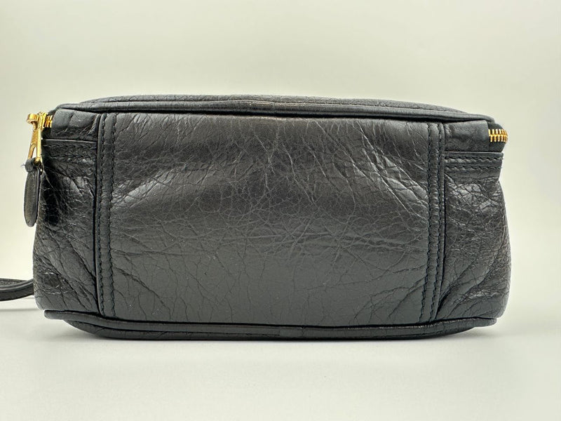 Blanket Square Small Black Bag