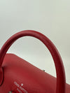 Lockme Red Calfskin Backpack