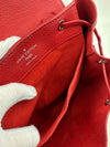 Lockme Red Calfskin Backpack