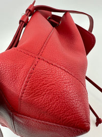Lockme Red Calfskin Backpack