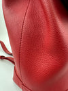 Lockme Red Calfskin Backpack