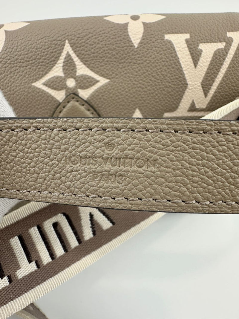 M46583 Diane Tourterelle Beige / Cream Monogram Empreinte Leather (RFID)