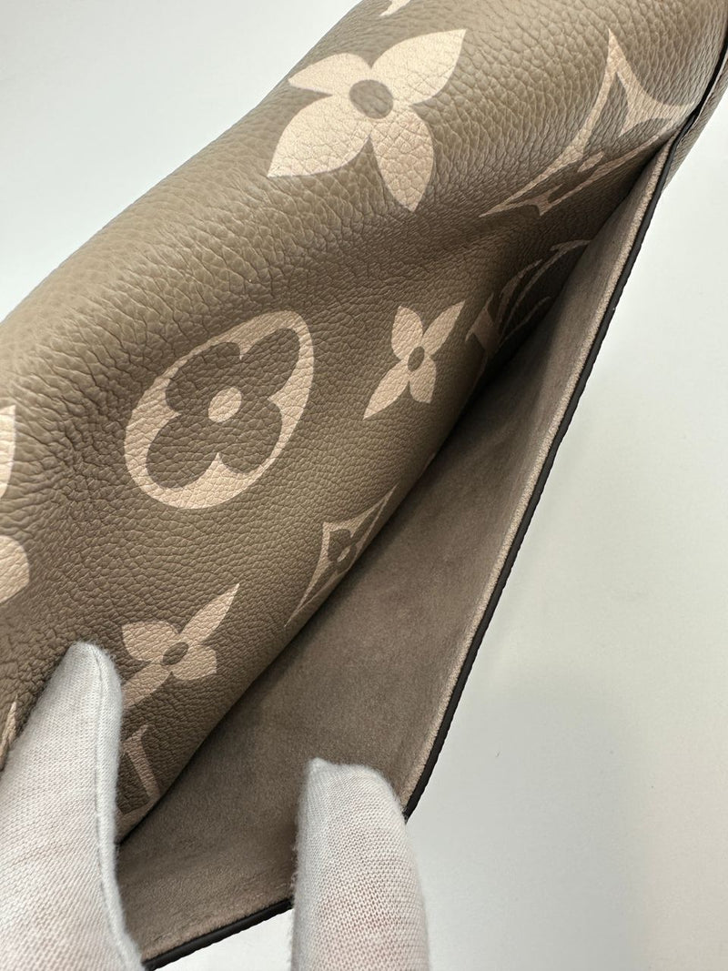 M46583 Diane Tourterelle Beige / Cream Monogram Empreinte Leather (RFID)