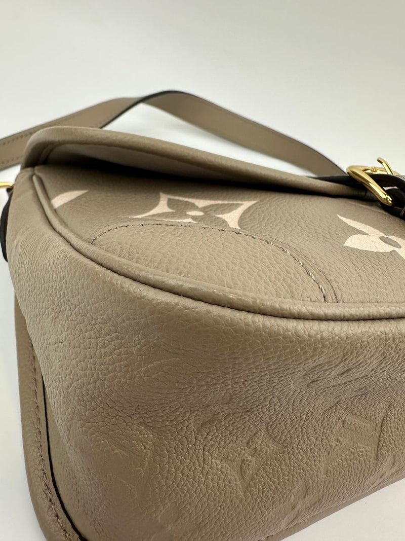 M46583 Diane Tourterelle Beige / Cream Monogram Empreinte Leather (RFID)