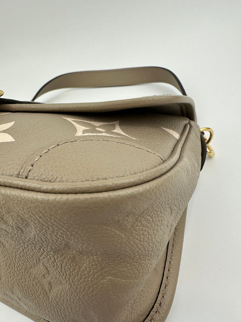 M46583 Diane Tourterelle Beige / Cream Monogram Empreinte Leather (RFID)