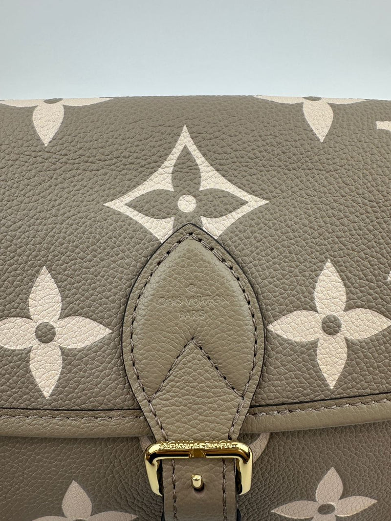 M46583 Diane Tourterelle Beige / Cream Monogram Empreinte Leather (RFID)