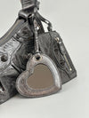 Le Cagole XS Silver Shoulder Bag