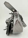 Le Cagole XS Silver Shoulder Bag