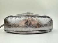Le Cagole XS Silver Shoulder Bag
