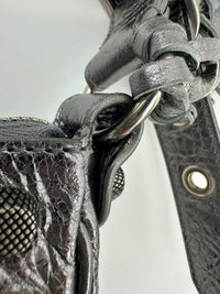 Le Cagole XS Silver Shoulder Bag