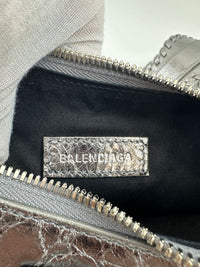 Le Cagole XS Silver Shoulder Bag